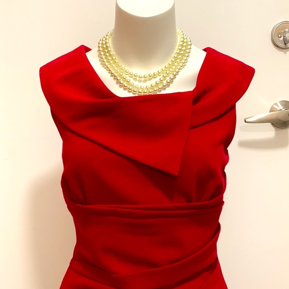 LE CHÂTEAU red dress - Picture 2 of 14